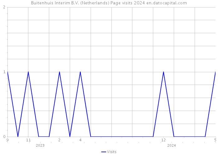 Buitenhuis Interim B.V. (Netherlands) Page visits 2024 