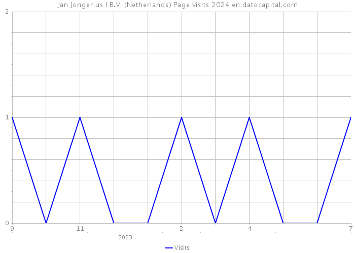 Jan Jongerius I B.V. (Netherlands) Page visits 2024 