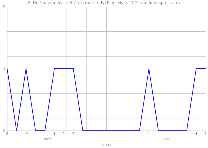 B. Duifhuizen Invest B.V. (Netherlands) Page visits 2024 