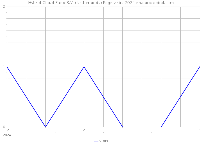 Hybrid Cloud Fund B.V. (Netherlands) Page visits 2024 