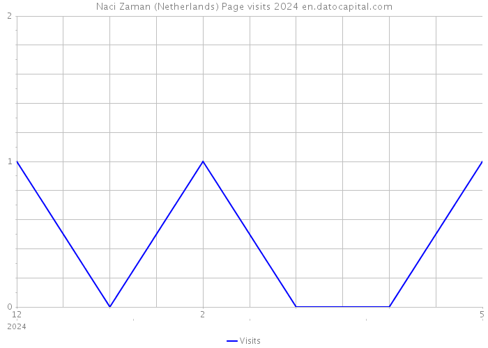Naci Zaman (Netherlands) Page visits 2024 