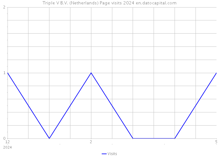 Triple V B.V. (Netherlands) Page visits 2024 