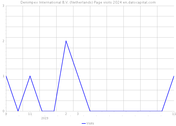 Denimpex International B.V. (Netherlands) Page visits 2024 