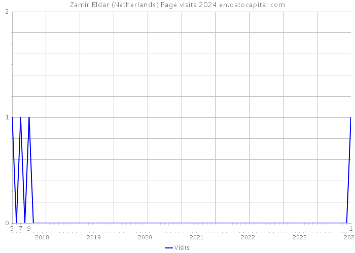 Zamir Eldar (Netherlands) Page visits 2024 