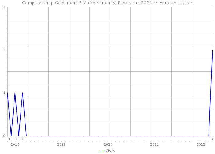 Computershop Gelderland B.V. (Netherlands) Page visits 2024 