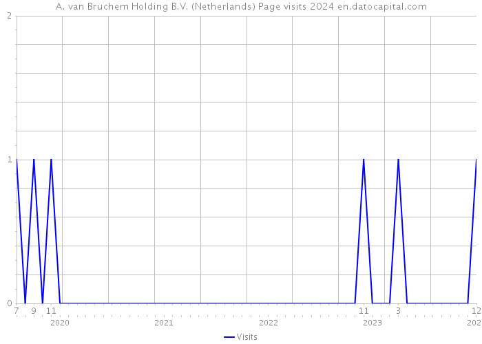 A. van Bruchem Holding B.V. (Netherlands) Page visits 2024 