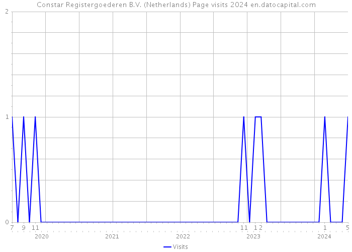 Constar Registergoederen B.V. (Netherlands) Page visits 2024 