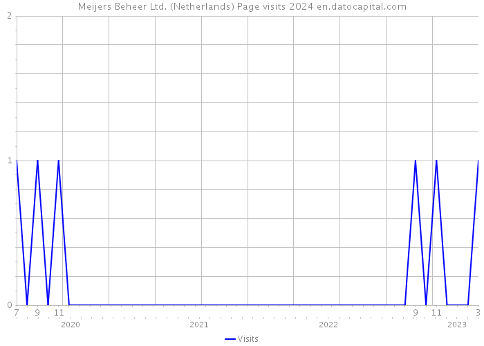 Meijers Beheer Ltd. (Netherlands) Page visits 2024 