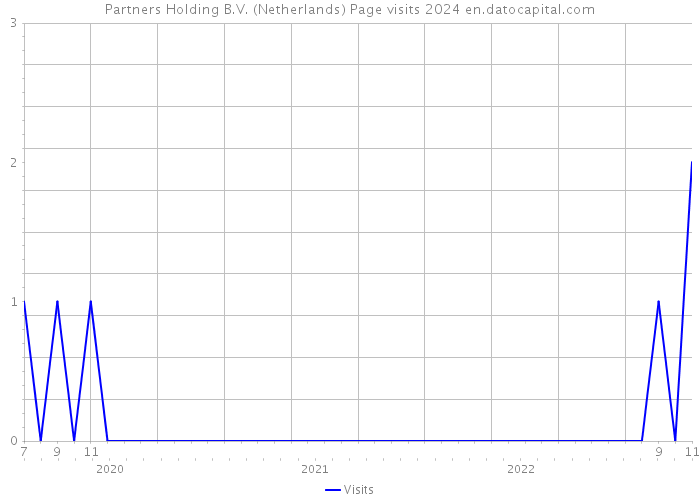 Partners Holding B.V. (Netherlands) Page visits 2024 