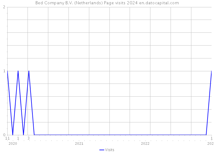 Bed Company B.V. (Netherlands) Page visits 2024 