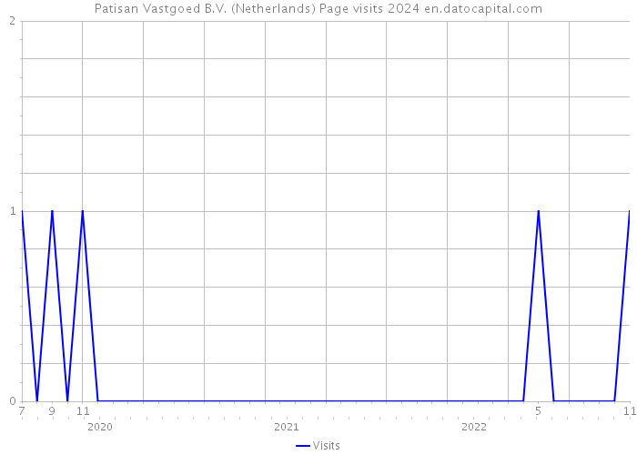 Patisan Vastgoed B.V. (Netherlands) Page visits 2024 