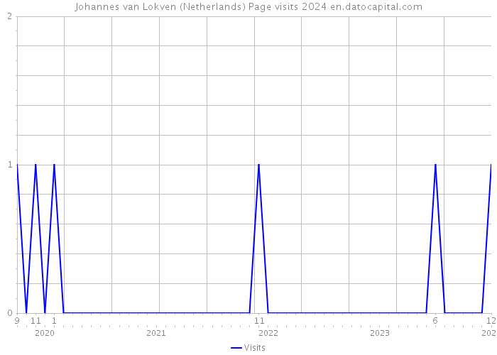 Johannes van Lokven (Netherlands) Page visits 2024 