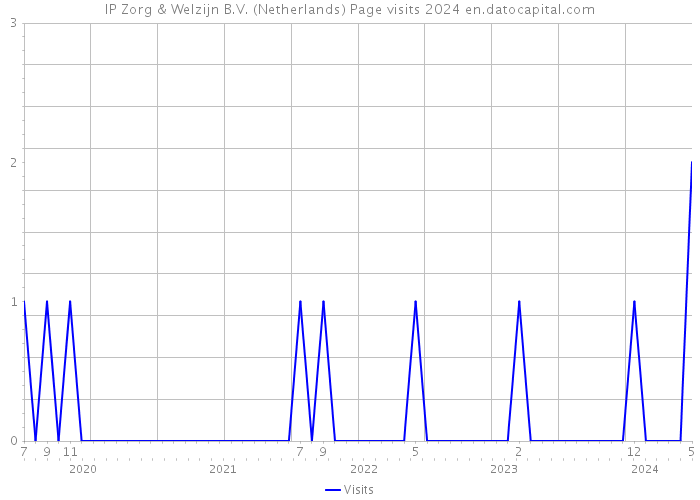 IP Zorg & Welzijn B.V. (Netherlands) Page visits 2024 