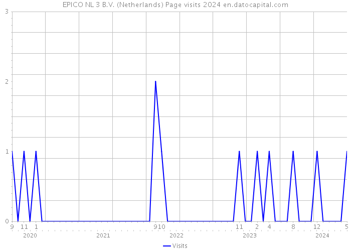 EPICO NL 3 B.V. (Netherlands) Page visits 2024 