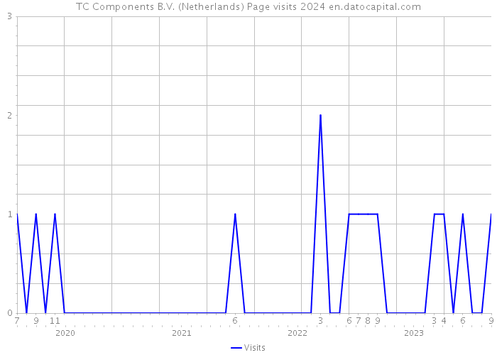 TC Components B.V. (Netherlands) Page visits 2024 