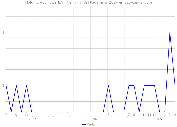 Holding ABB Foam B.V. (Netherlands) Page visits 2024 
