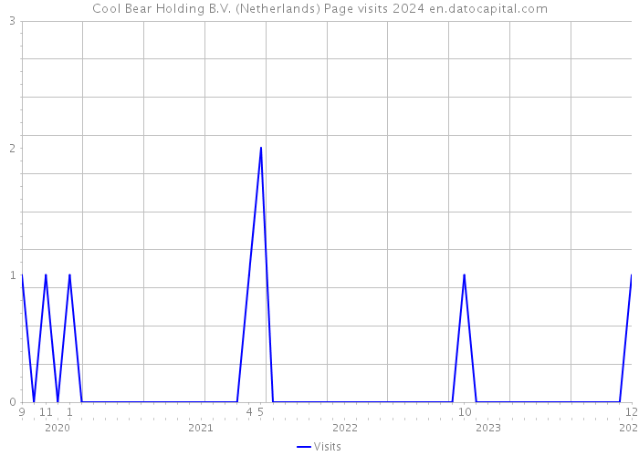 Cool Bear Holding B.V. (Netherlands) Page visits 2024 