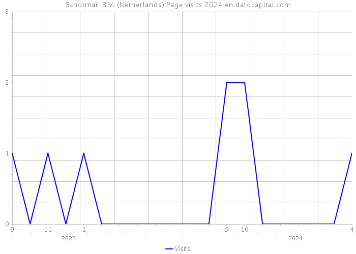 Schotman B.V. (Netherlands) Page visits 2024 