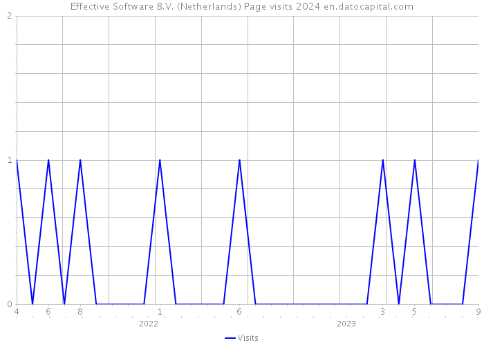 Effective Software B.V. (Netherlands) Page visits 2024 