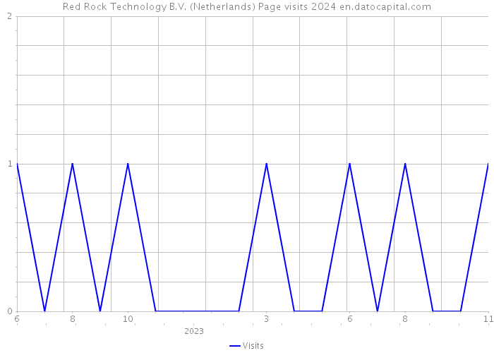 Red Rock Technology B.V. (Netherlands) Page visits 2024 