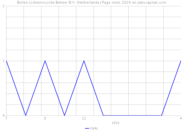 Bollen Lichtenvoorde Beheer B.V. (Netherlands) Page visits 2024 