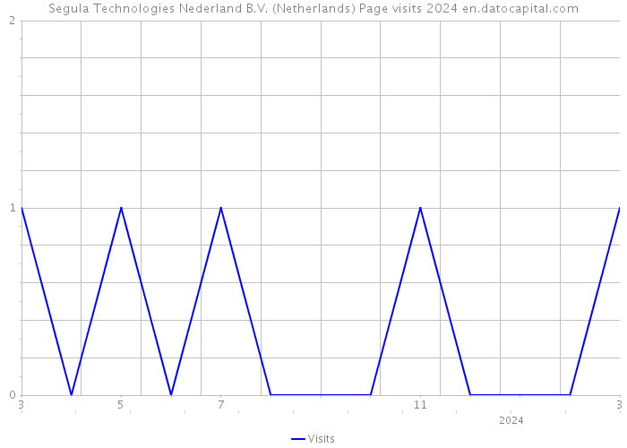 Segula Technologies Nederland B.V. (Netherlands) Page visits 2024 