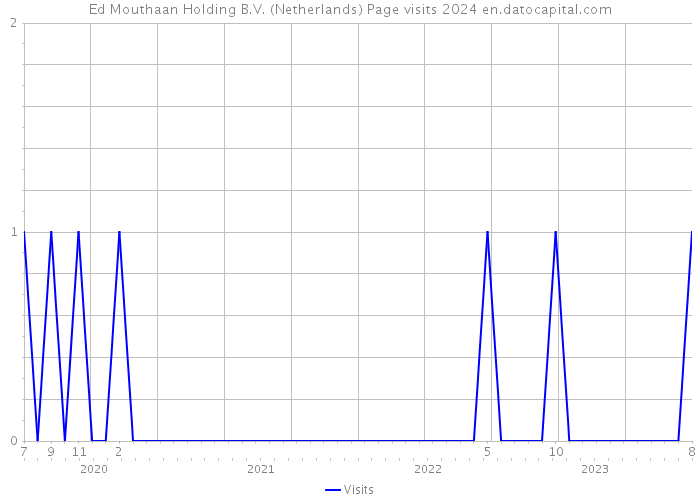 Ed Mouthaan Holding B.V. (Netherlands) Page visits 2024 