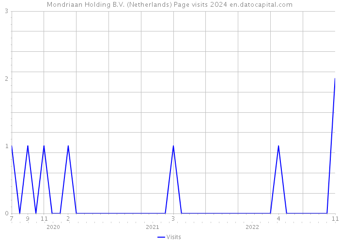 Mondriaan Holding B.V. (Netherlands) Page visits 2024 