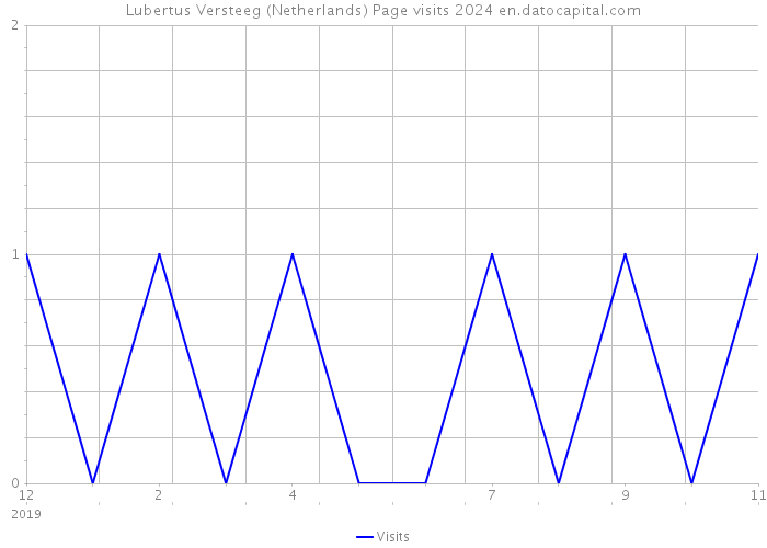 Lubertus Versteeg (Netherlands) Page visits 2024 