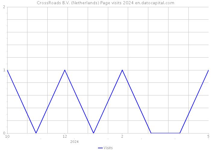 CrossRoads B.V. (Netherlands) Page visits 2024 