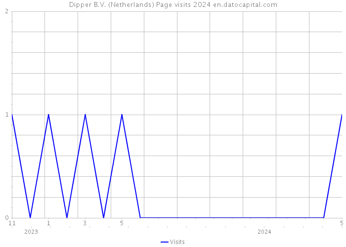 Dipper B.V. (Netherlands) Page visits 2024 
