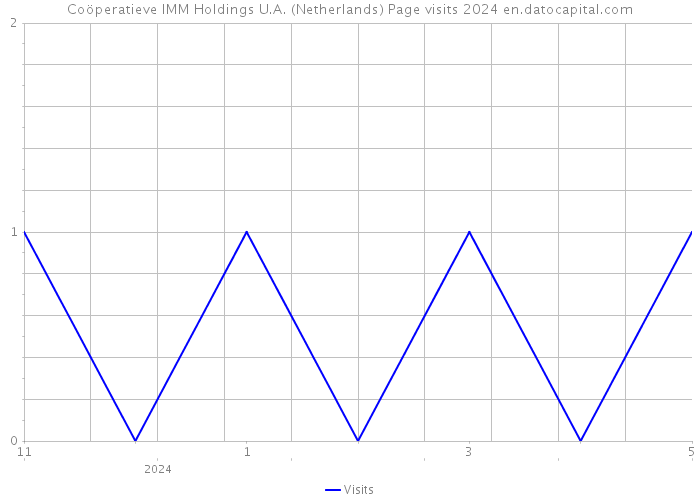 Coöperatieve IMM Holdings U.A. (Netherlands) Page visits 2024 