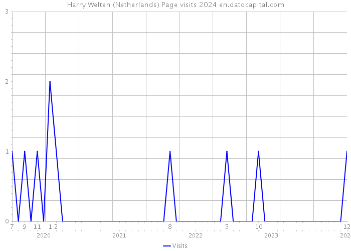 Harry Welten (Netherlands) Page visits 2024 