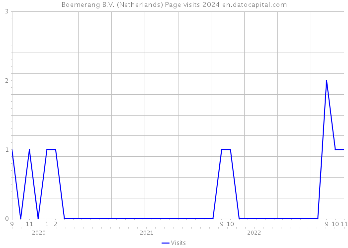Boemerang B.V. (Netherlands) Page visits 2024 