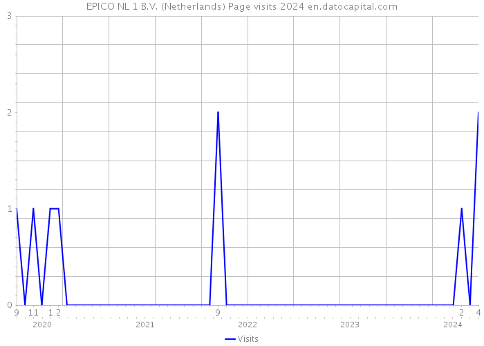 EPICO NL 1 B.V. (Netherlands) Page visits 2024 