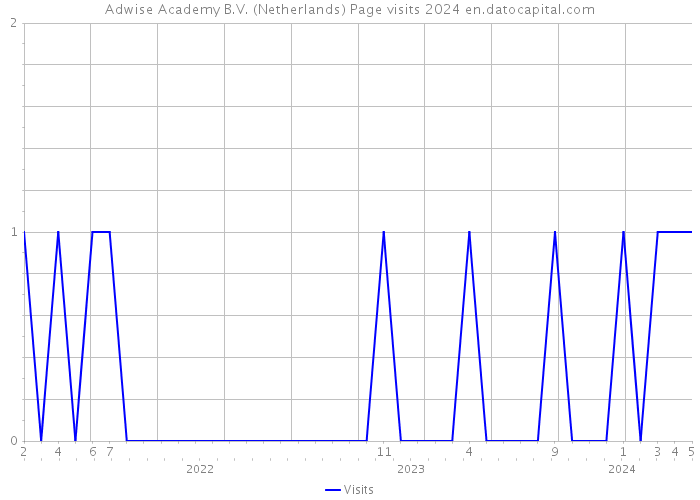 Adwise Academy B.V. (Netherlands) Page visits 2024 