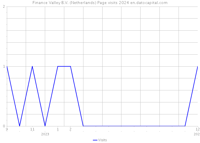 Finance Valley B.V. (Netherlands) Page visits 2024 