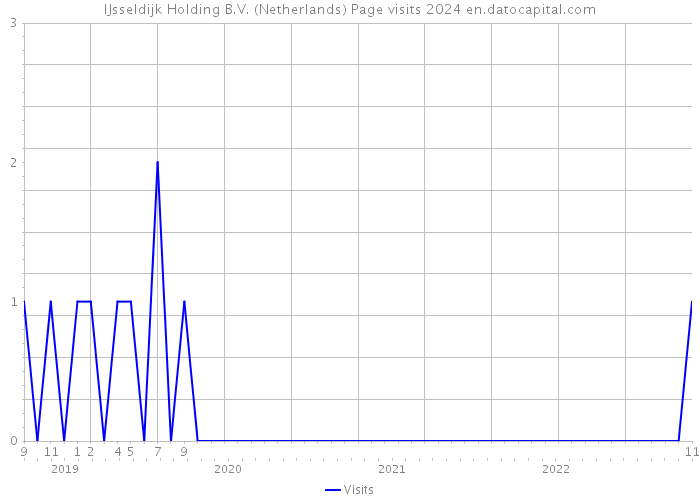 IJsseldijk Holding B.V. (Netherlands) Page visits 2024 