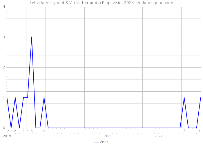 Leliveld Vastgoed B.V. (Netherlands) Page visits 2024 