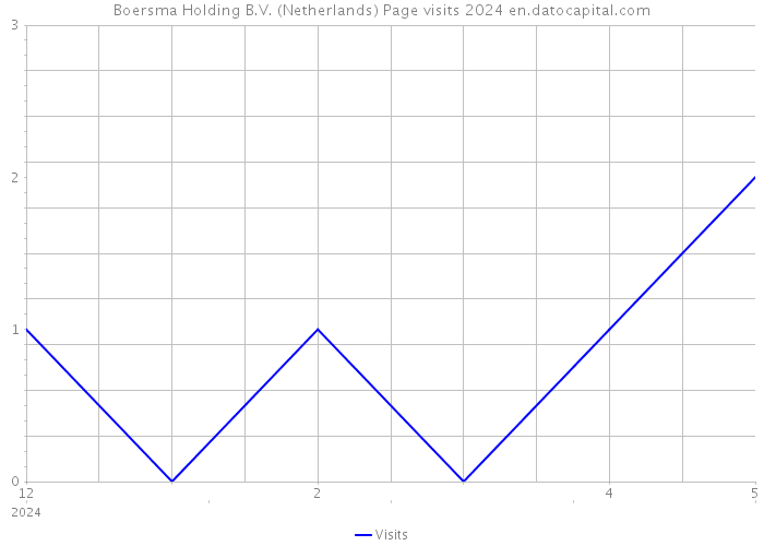 Boersma Holding B.V. (Netherlands) Page visits 2024 