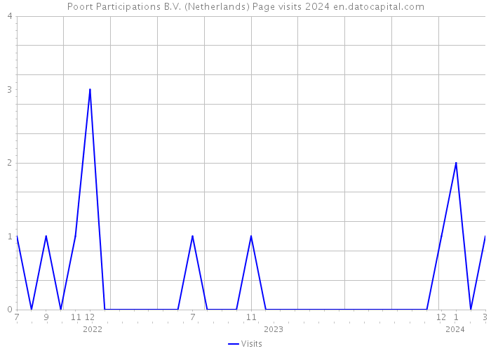 Poort Participations B.V. (Netherlands) Page visits 2024 