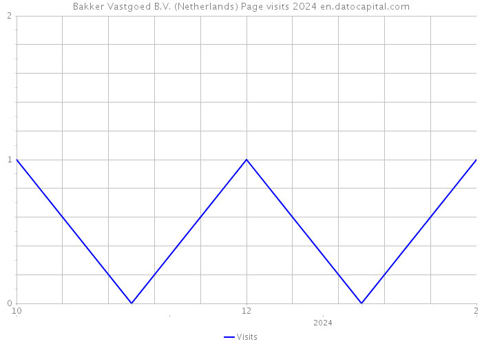 Bakker Vastgoed B.V. (Netherlands) Page visits 2024 
