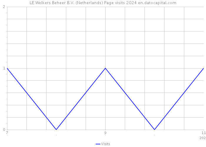LE Welkers Beheer B.V. (Netherlands) Page visits 2024 