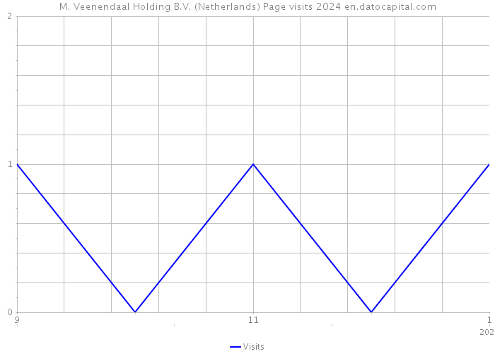 M. Veenendaal Holding B.V. (Netherlands) Page visits 2024 