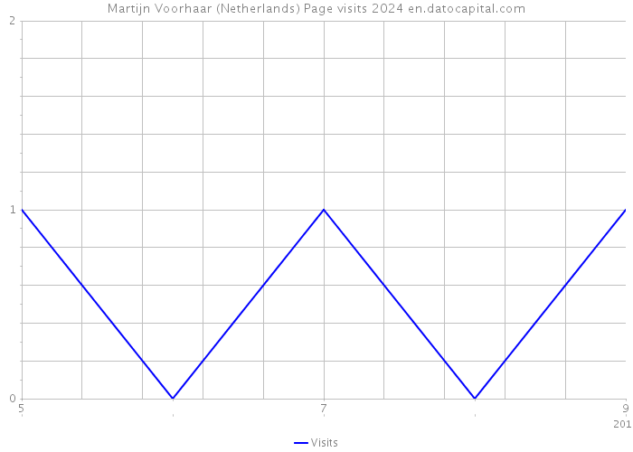 Martijn Voorhaar (Netherlands) Page visits 2024 