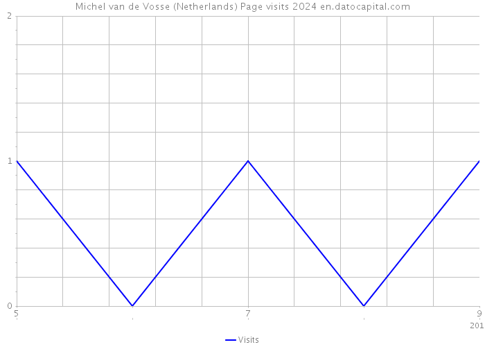 Michel van de Vosse (Netherlands) Page visits 2024 