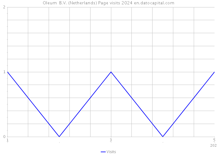 Oleum+ B.V. (Netherlands) Page visits 2024 