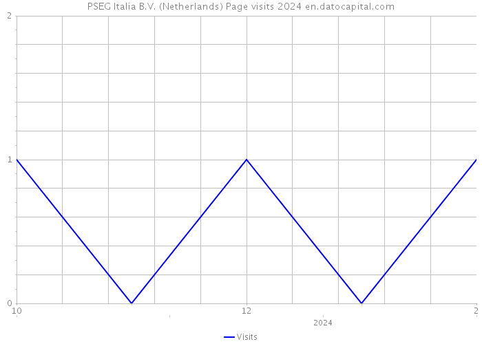 PSEG Italia B.V. (Netherlands) Page visits 2024 