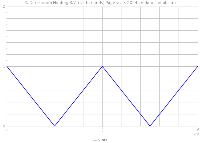 R. Dorreboom Holding B.V. (Netherlands) Page visits 2024 
