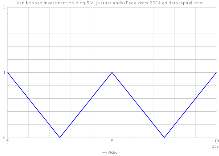 Van Koppen Investment Holding B.V. (Netherlands) Page visits 2024 